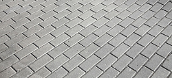 Тротуарная плитка «Брусчатка» 200x100x60 цвет серый