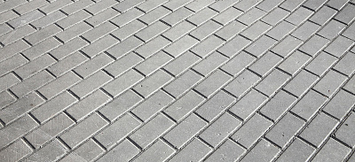 Тротуарная плитка «Брусчатка» 200x100x40 цвет серый