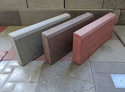Бордюр 500x210x70 цвет желтый