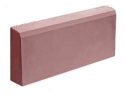 Бордюр 500x210x70 цвет красный